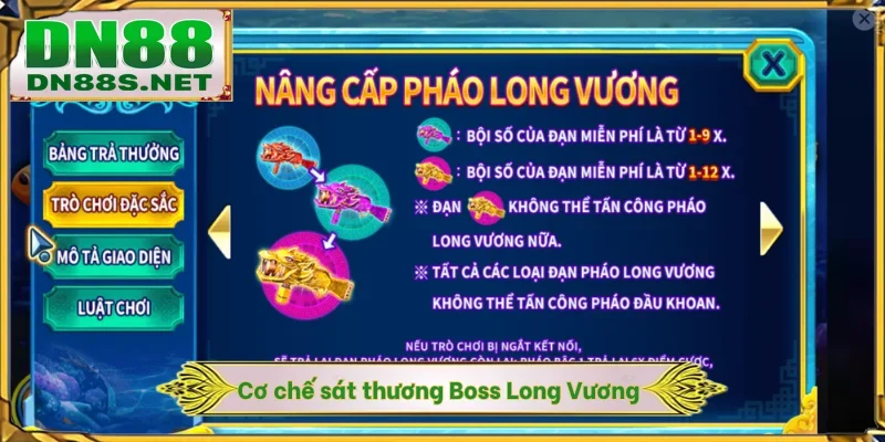 Cơ chế sát thương Boss Long Vương